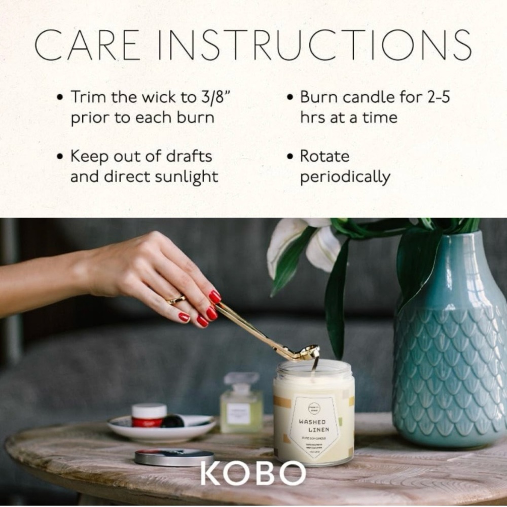🎅🏻 SALE! KOBO Honeyed Orange Candle (4 oz) | 100% Pure Soy Candle with a topper - Picture 8 of 10
